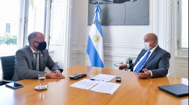 Manzur e Insaurralde repasaron temas "de gestión, obra pública e inversión"