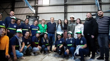 Inauguraron el centro de reciclado “Ecomunidad” y presentaron nueva maquinaria en Almirante Brown