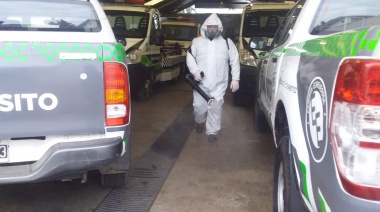 Continúan los operativos de fumigación y desinfección en el distrito