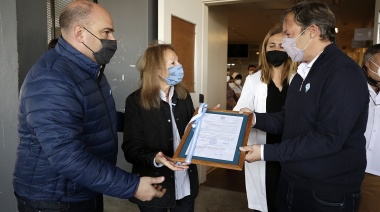 Cascallares homenajeó a un médico del Oñativia que falleció trabajando contra el Covid-19