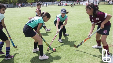 Néstor Grindetti inauguró las nuevas canchas del Parque Eva Perón