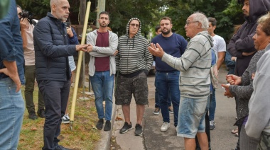 Larreta en Hurlingham: “Hay mucha desidia y abandono por parte del municipio y de la provincia”