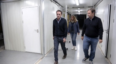 Continúan las obras en el hospital modular de Longchamps