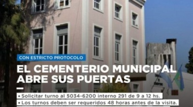 El cementerio municipal de Brown reabre sus puertas para visitas programadas