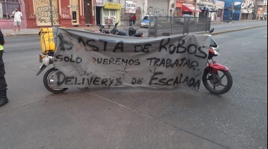 Repartidores del sur del Conurbano se movilizan por los robos: “No podemos trabajar tranquilos”