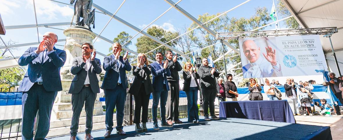 Pueblo y Gobierno de Almirante Brown conmemoraron el 153° aniversario del distrito
