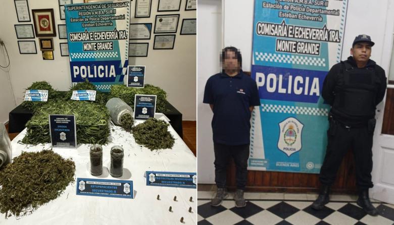 Allanaron un punto de venta de drogas y secuestraron más de 20 kilos de ...