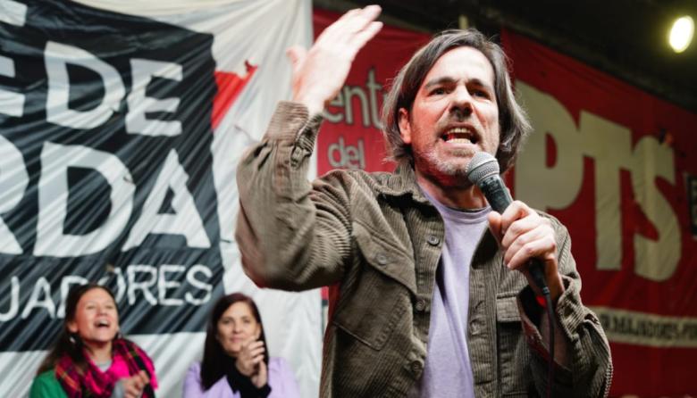 Del Caño contra “la motosierra de Milei” y “las paritarias del hambre de Kicillof”
