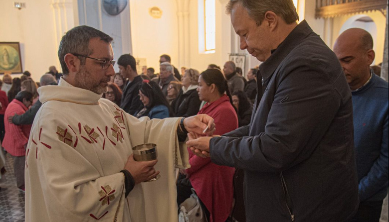 Cascallares y Eichel en la Fiesta Patronal de la Parroquia Nuestra Señora del Tránsito