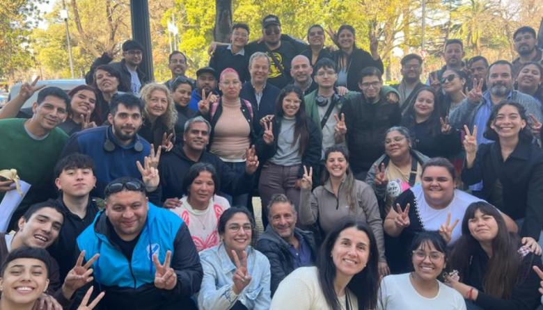 Cascallares participó del escrutinio definitivo en La Plata junto a la militancia de Almirante Brown