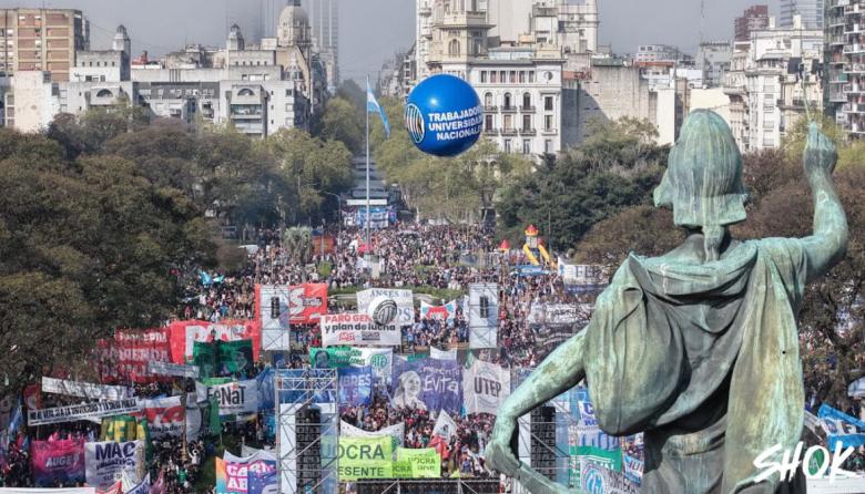 La multitudinaria marcha vista desde adentro