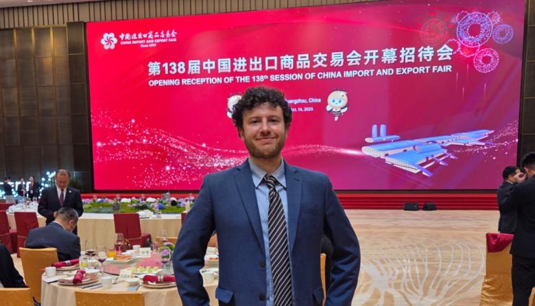 Luca Bertolotto participa de la Feria Internacional de Cantón en China