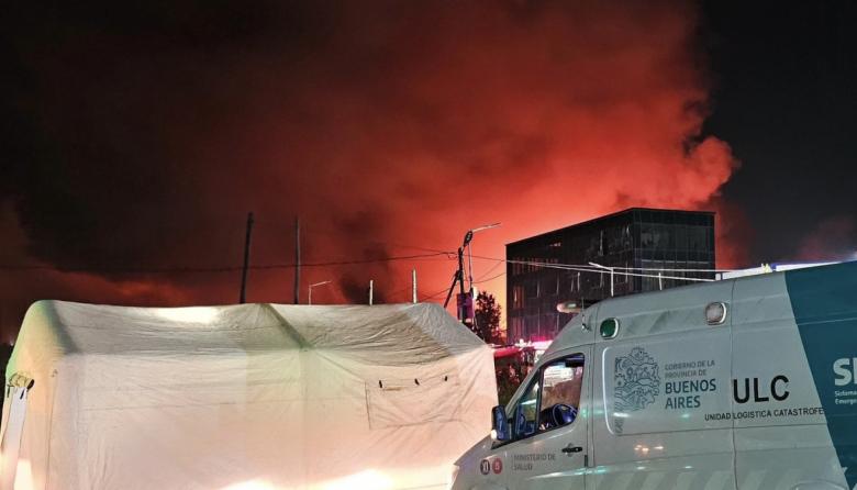 Incendio y explosión en Spegazzini: los heridos están fuera de peligro