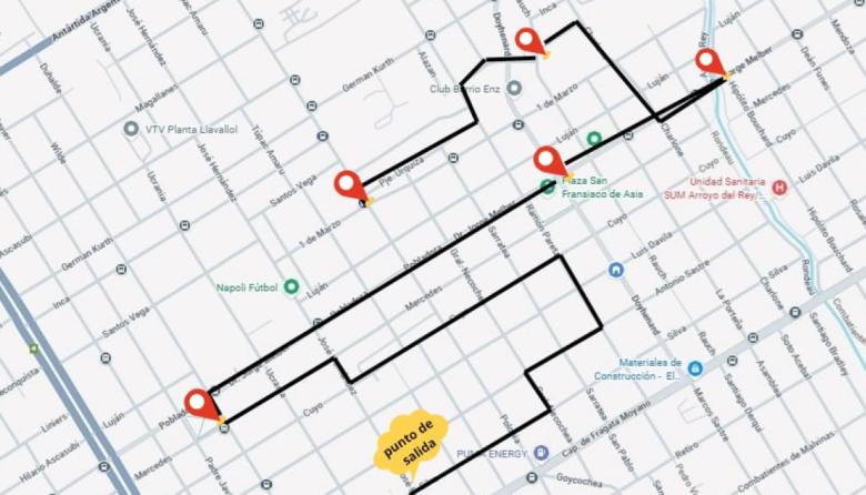 Los Reyes recorrerán Llavallol