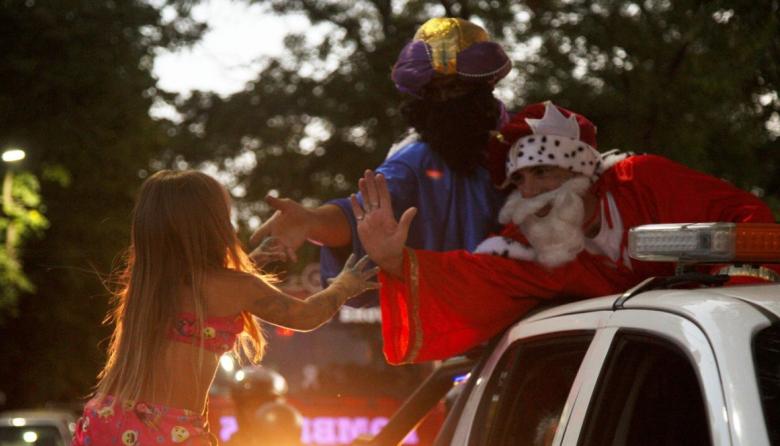 El recorrido de los Reyes en Almirante Brown