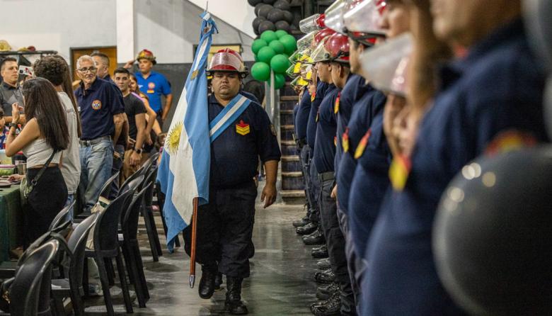 Los Bomberos Voluntarios de Glew celebraron su 54° aniversario
