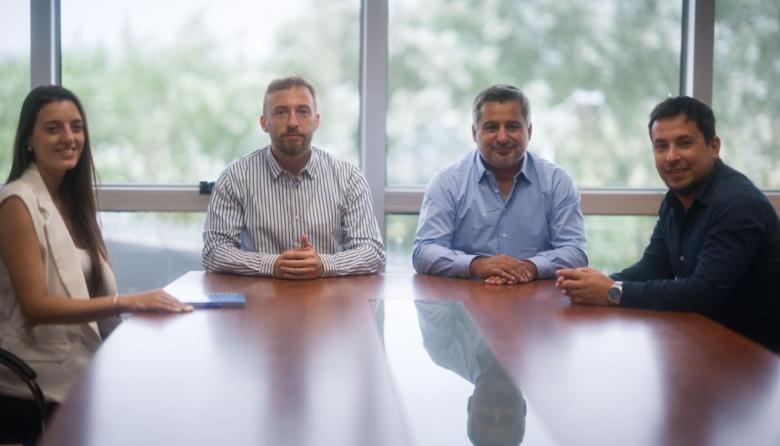 Otermín se reunió con Molea para potenciar la formación en oficios junto a la UNLZ