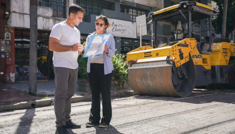 Avanzan las obras del plan de pavimentación