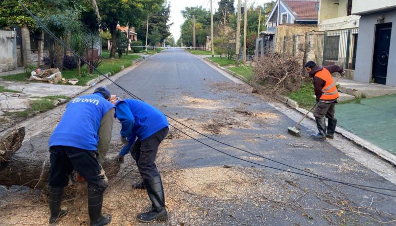 El Municipio trabaja para mitigar los daños de la tormenta