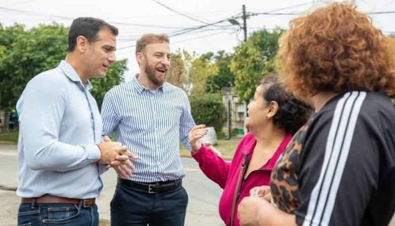 “El Diego nos une”: Otermín y Álvarez presentaron las obras de remodelación de la calle Lynch