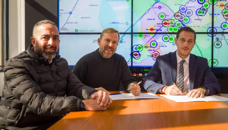 Álvarez y Granados firmaron un convenio de cooperación institucional en seguridad