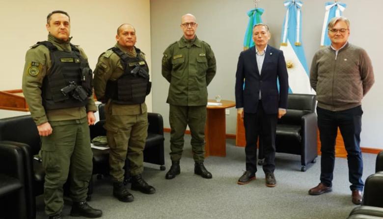 El Intendente de Esteban Echeverría se reunió con autoridades de Gendarmería
