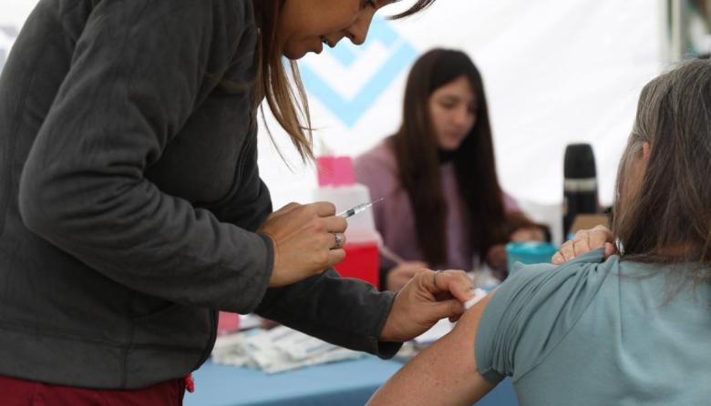 Operativo de salud en la Plaza del Futuro