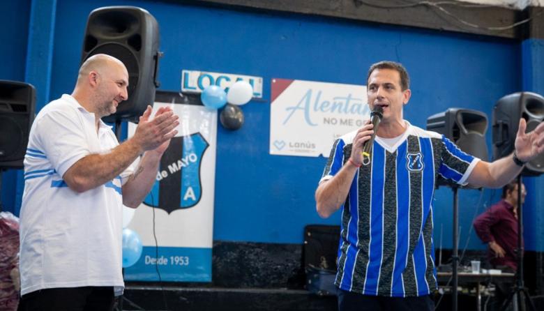 Julián Álvarez celebró el 73° aniversario del Club Atlético 1° de Mayo