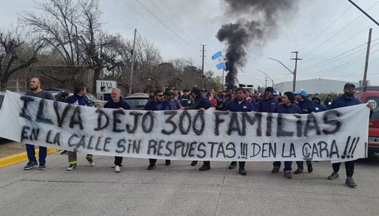 A 10 meses del cierre, los trabajadores de cerámicas ILVA siguen resistiendo