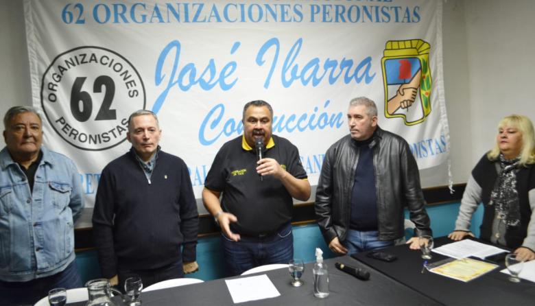 Ledesma acompañó el acto de normalización de Las 62 Organizaciones Peronistas