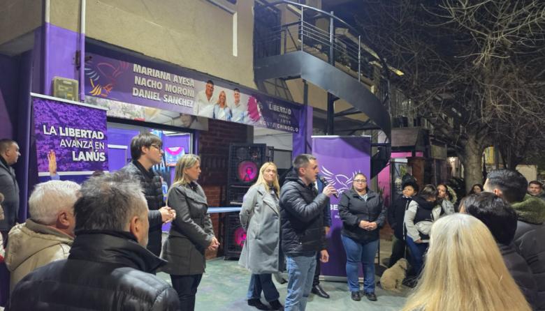 La Libertad Avanza Lanús inauguró un nuevo local en Monte Chingolo