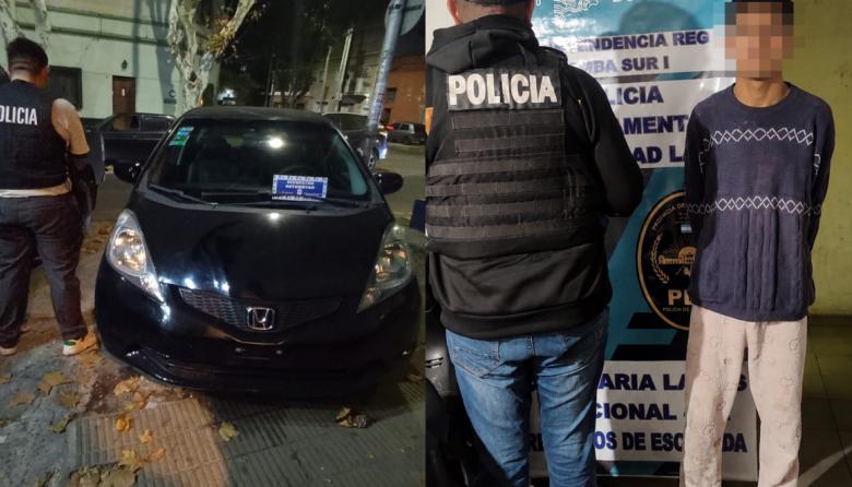 Balearon a la Policía para escapar en un auto robado: un detenido y dos prófugos