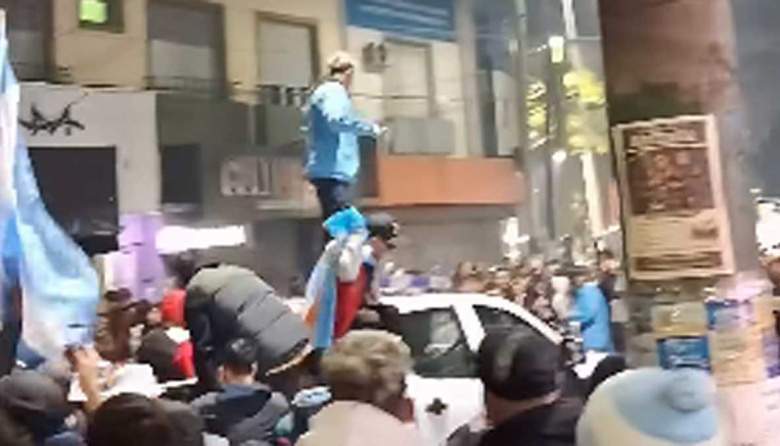 Incidentes en Monte Grande por los festejos del pase a octavos