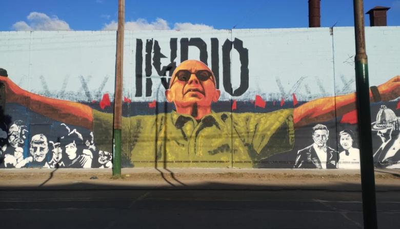 Presentaron el mural más grande e impactante del Indio Solari, a un mes de su partida