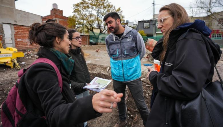 Comenzaron las obras para la creación de un nuevo espacio recreativo en el barrio Villa Talleres