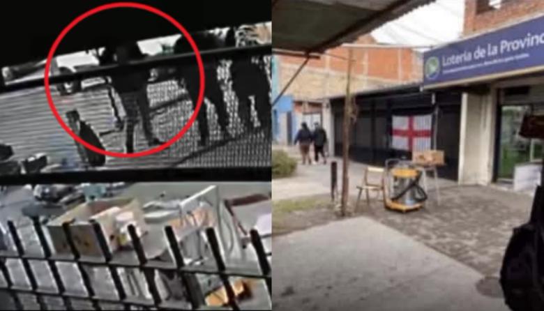 Le "pusieron" con IA una bandera inglesa en su casa de Fiorito y lo atacaron a piedrazos