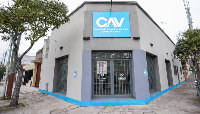 Abrió la nueva sede del CAV de Valentín Alsina