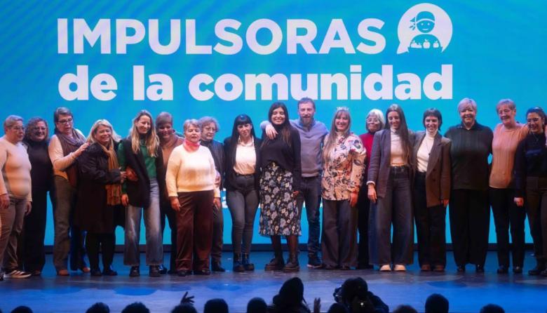 Otermín y Vilar presentaron el programa Impulsoras de la Comunidad