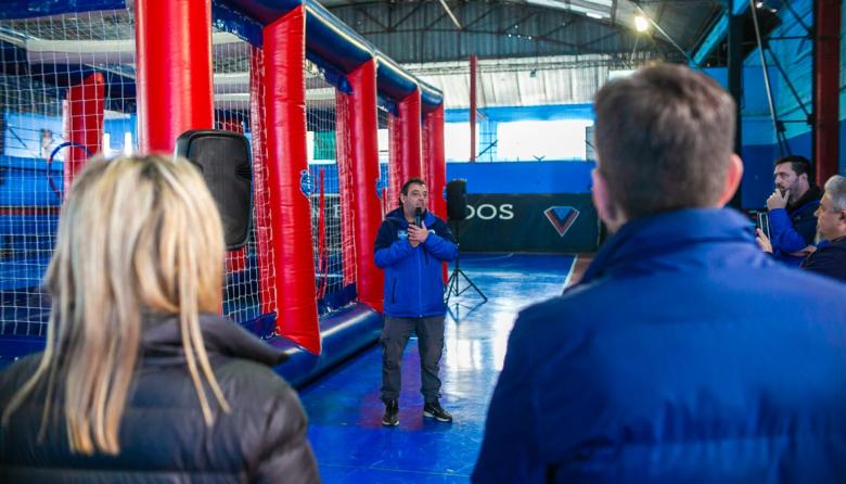 Presentan en Almirante Brown un nuevo deporte que mezcla fútbol con tecnología