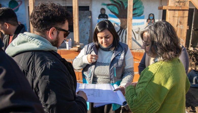 Avanzan los trabajos en la escuela 49 de Lanús