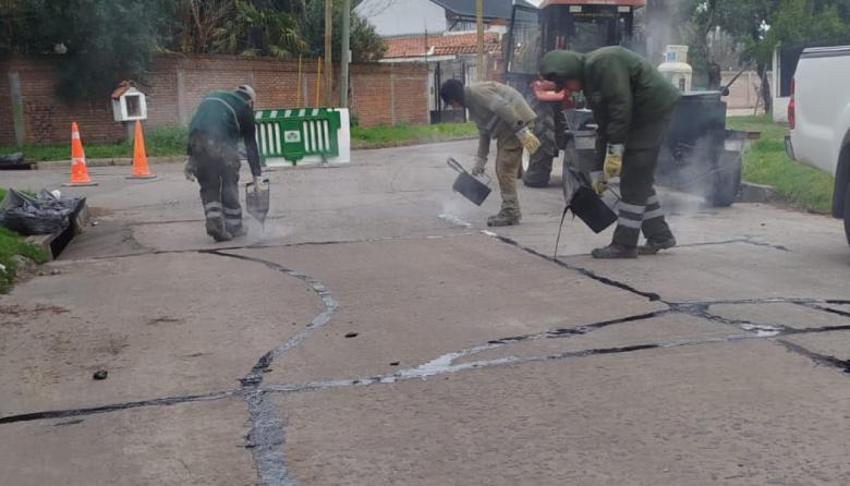 El Municipio avanza con la reparación de calzadas