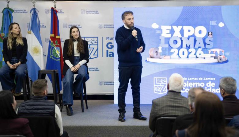 Otermín anunció una nueva edición de Expo Lomas en la Plaza Grigera