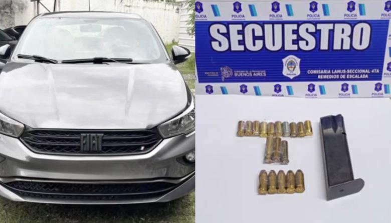 Cayó un delincuente y recuperaron el auto robado junto a los objetos de la víctima