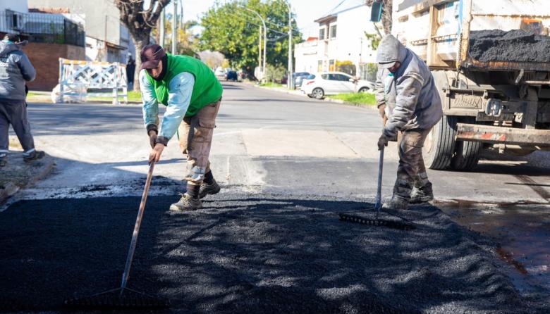Avanza el plan de pavimentación 2026-2027 en Lanús