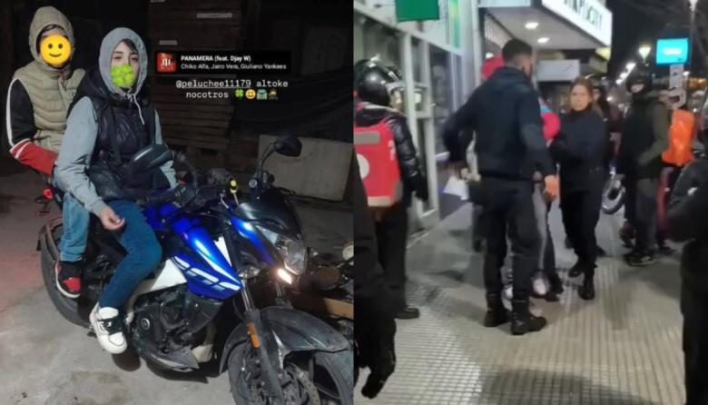 Feroz linchamiento de repartidores a dos motochorros atrapados tras un robo