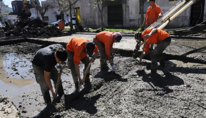 Continúan las obras del plan de pavimentación en el distrito