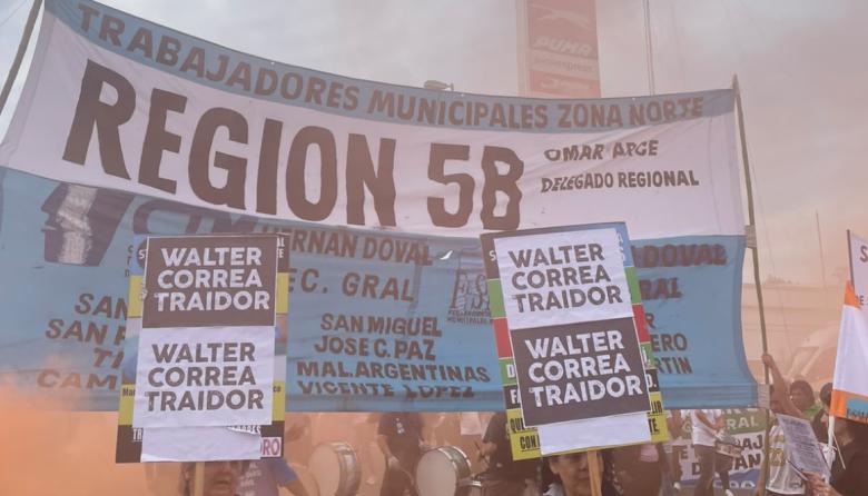 FESIMUBO reclamó salarios dignos con un corte en Tigre