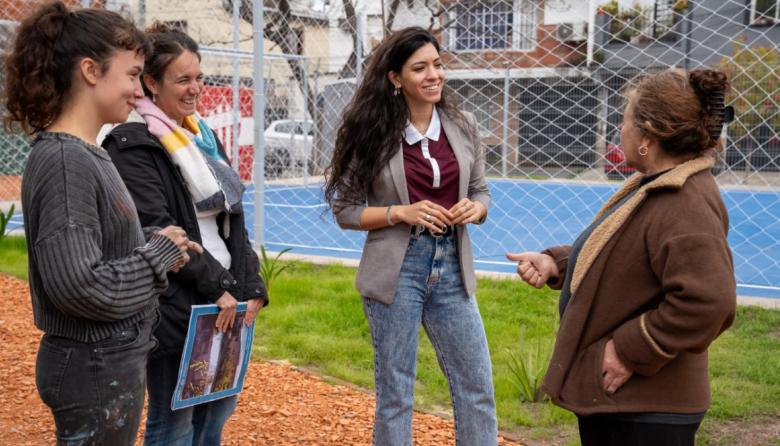 Inauguran un nuevo espacio recreativo en el barrio Villa Talleres