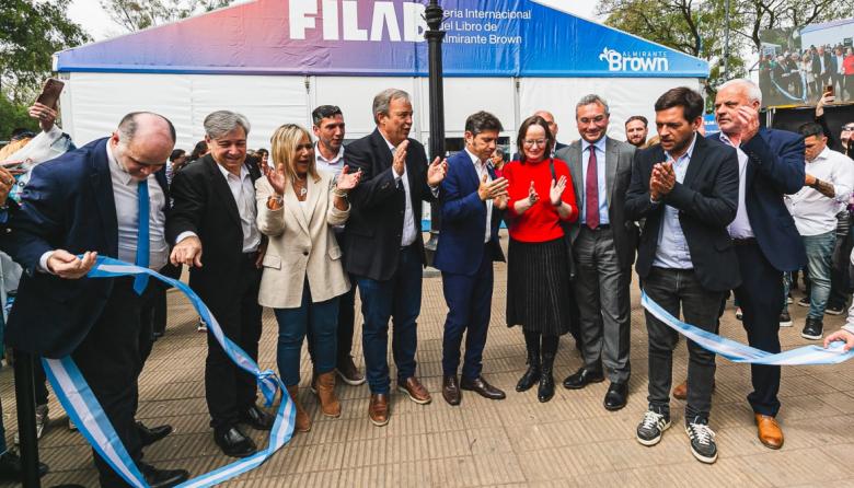 Kicillof y Cascallares inauguraron junto a Fabiani y a Eichel la Feria del Libro
