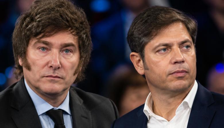 Milei y Kicillof aumentan su apoyo en las encuestas pero no superan el 30%